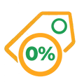 No service fee icon